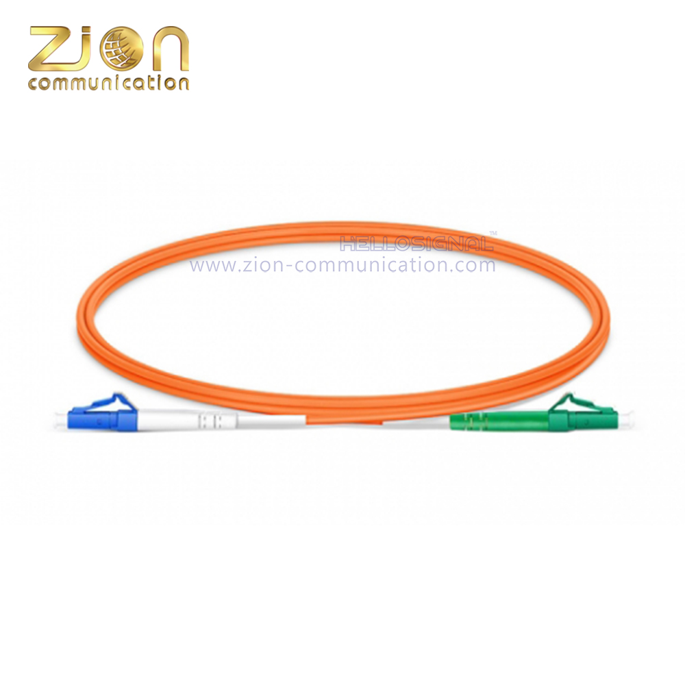 LC UPC to LC APC Simplex OM2 Fiber Patch Cord 