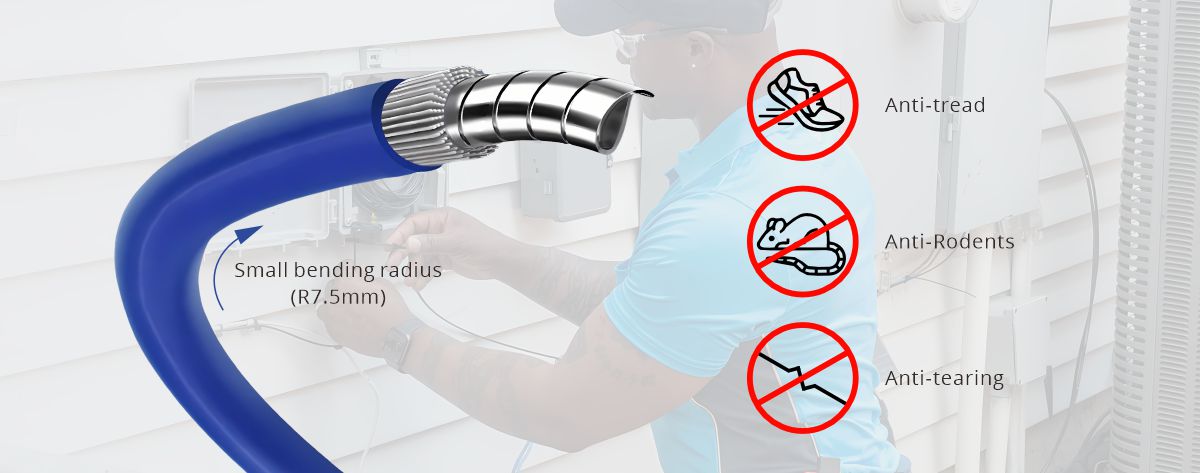 Advantage of Armored cable