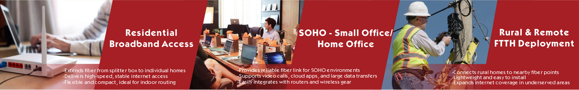 FTTH Drop Cable - Fiber To The Home appliation