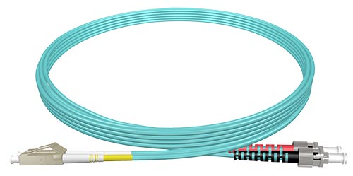 Fiber Patch Cable -LC to ST OM3 Multimode Duplex Fiber Optic Patch Cord