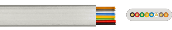 8 Way Flat Telephone Cable
