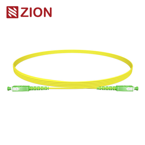 SC APC to SC APC Simplex G.652.D Single Mode PVC 2.0mm -2m(6ft) FOPC