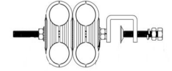 Feeder Cable Clamp-for 78 Cable-4way1