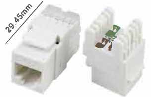 Cat.5e cat6 cat6a RJ45 180&deg; Keystone Jack