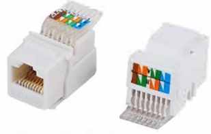 Cat.5e cat6 RJ45 Keystone Jack zc-1125