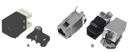 Cat.6 RJ45 UTP -STP Keystone jack