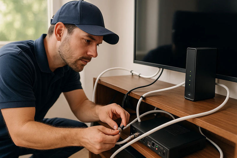 Home TV and Network Installation Scenarios