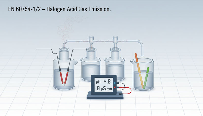 EN 60754 – Acidity & Corrosivity Test