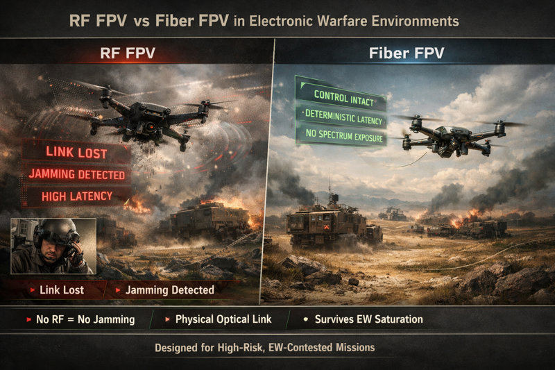 Why RF FPV Fails in EW-Heavy Environments