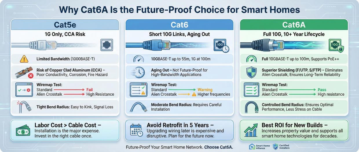 Why Cat6A Is the Future-Proof Choice for Smart Homes 