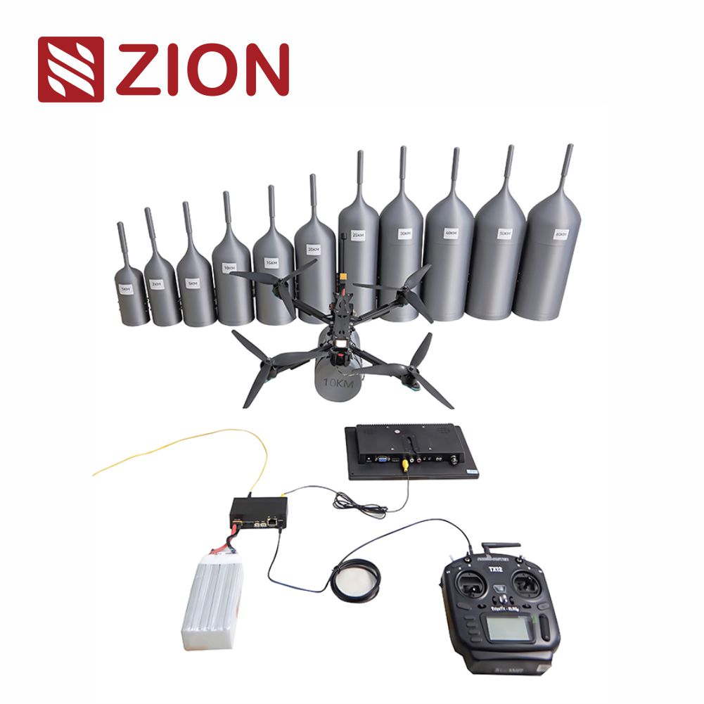 Inner Winding FPV Drone Optical Fiber Kit 1–60KM | UAV Optical Tether for Long-Range HD Transmission