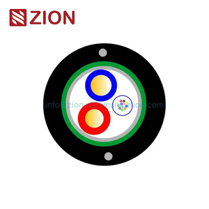 Center Tube fiber+2C RVV Hybird Fiber Copper Cable