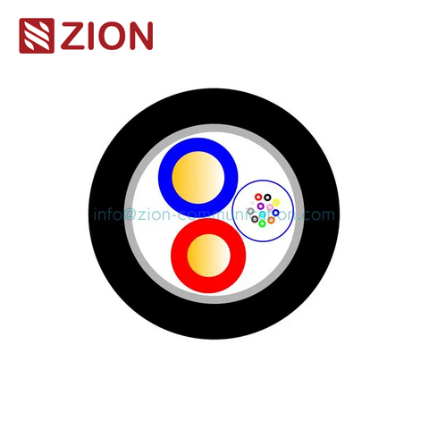 2C RVV+1Tube Hybird Fiber Copper Cable