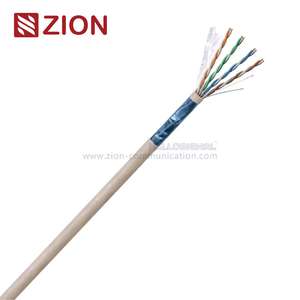 CABOS DE REDE DE CAT5E 4P 24AWG(blindado) F/UTP Blindagem fita de poliéster aluminizada