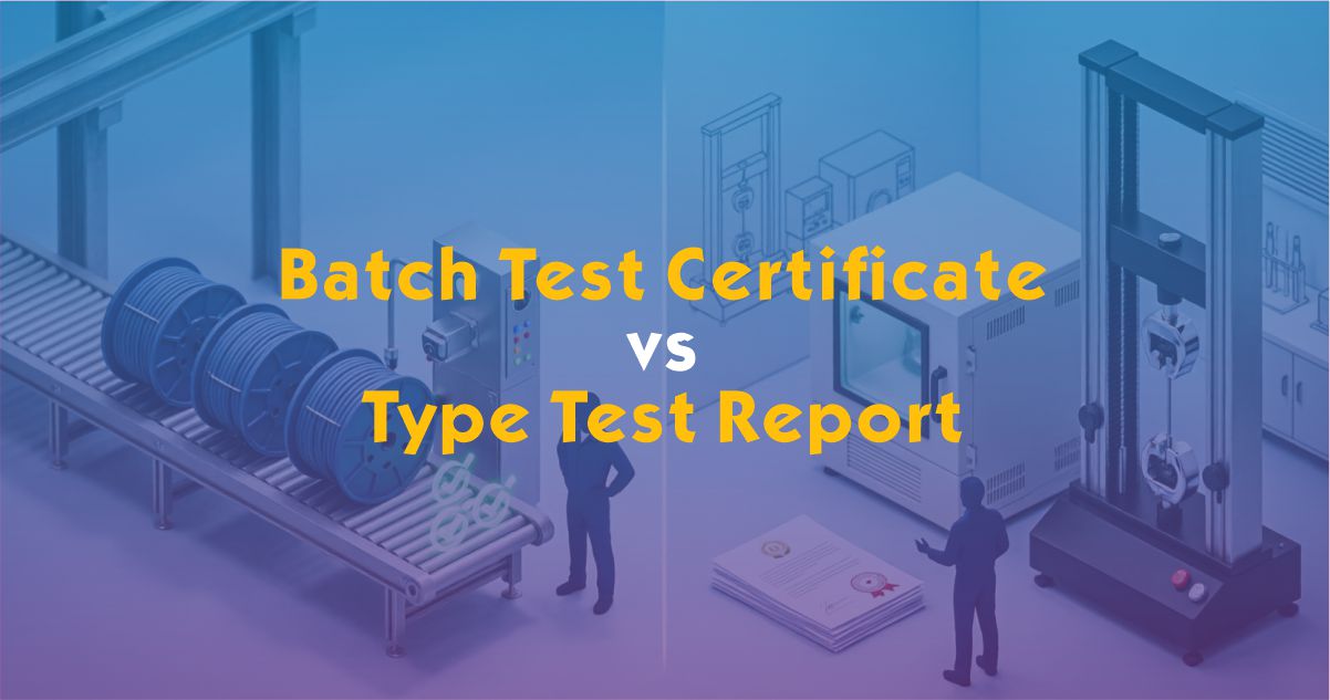 Batch Test Certificate vs Type Test Report: What Is the Difference?