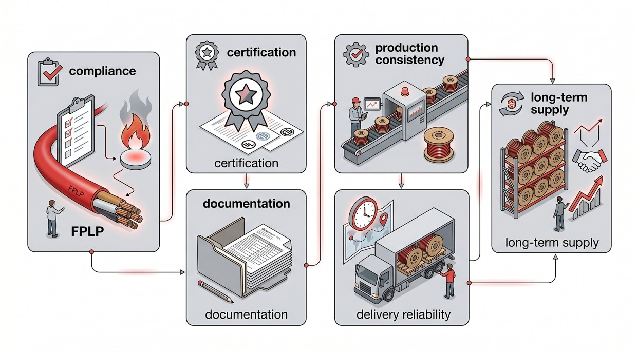 Fire Alarm Cable Supplier Evaluation Checklist