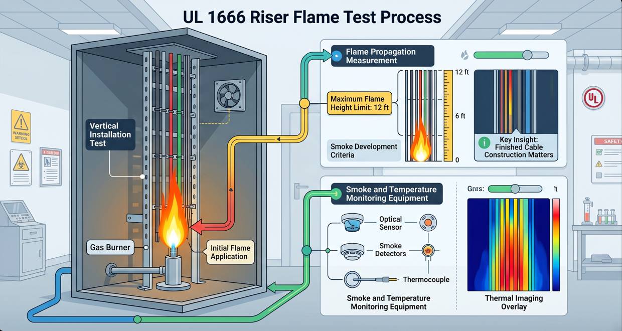UL 1666 Flame Test Laboratory