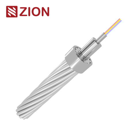 OPGW with Compressed Wires Typical Designs of Lightning Resistant Central Stainless Steel Tube