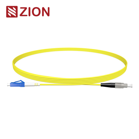 LC UPC to FC UPC Simplex G.652.D Single Mode PVC 2.0mm -2m(6ft) FOPC