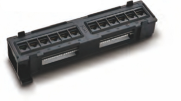 12 ports Cat 5e patch panel3.