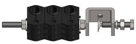 Feeder Cable Clamp,for 3×7+3×(9-14)mm Cable Feeder Cable Clamp,for 3×7+3×(9-14)mm Cable
