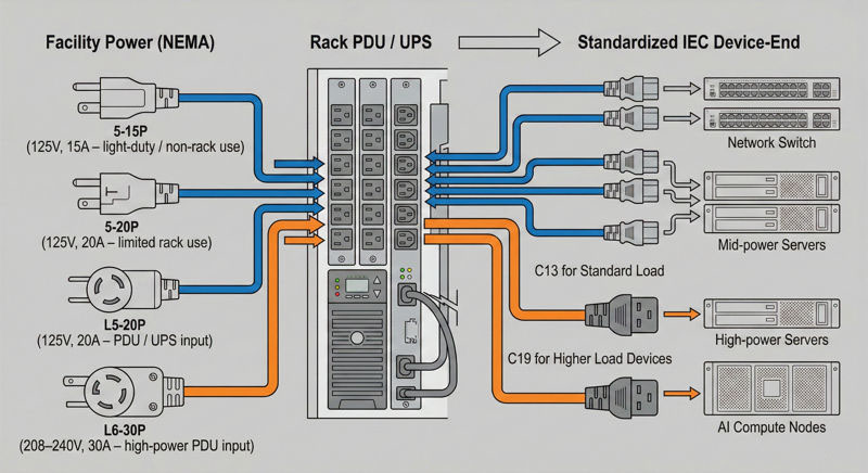 NEMA Plug Family Chart