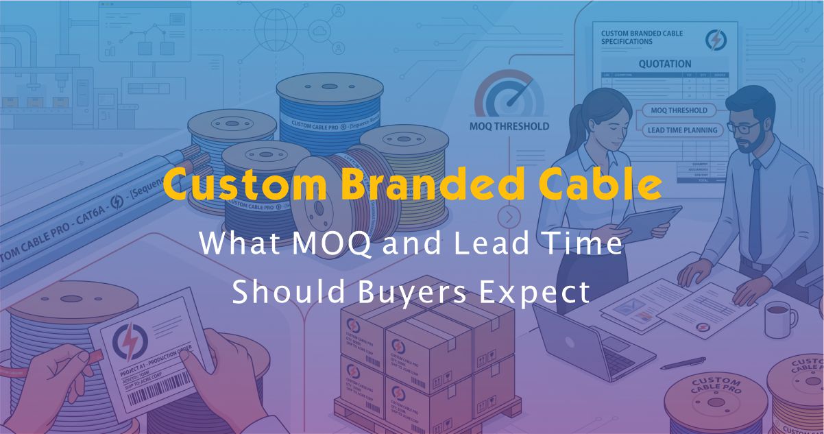 Custom Branded Cable: What MOQ and Lead Time Should Buyers Expect?