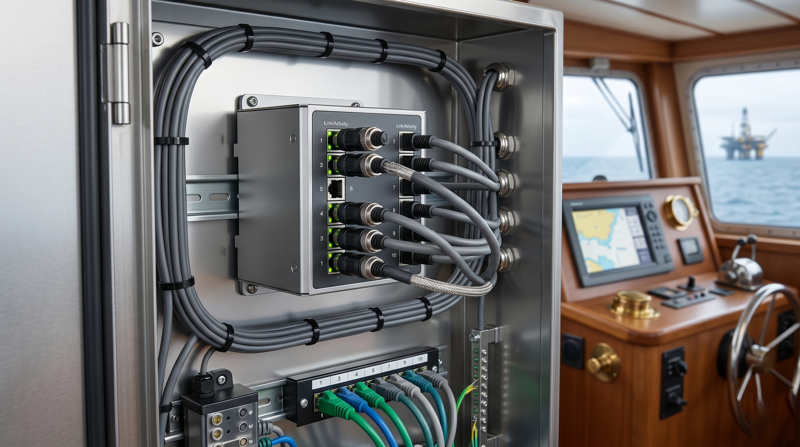 Marine LAN Cable for Shipboard Network Systems