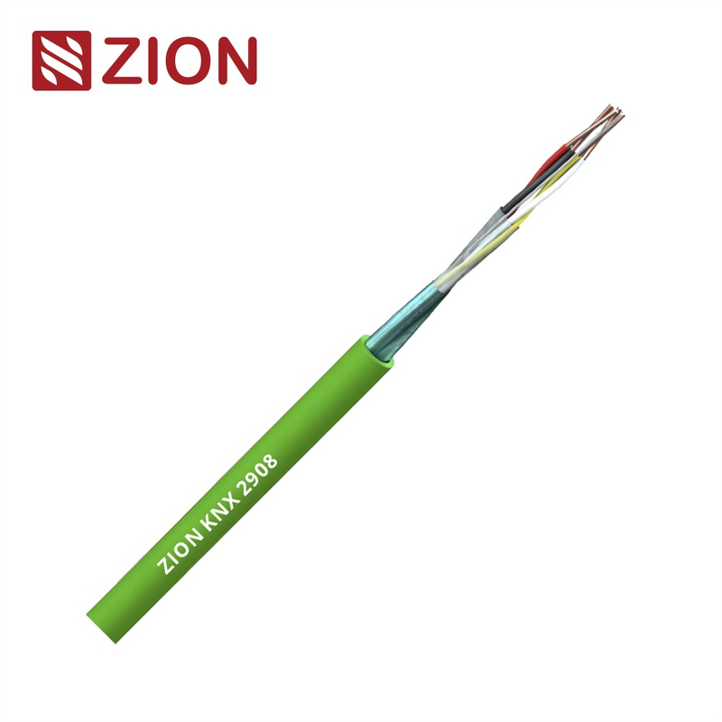 KNX Cable, 2PR 0.8mm Sol BC, PE ins, Foil, LSZH Eca