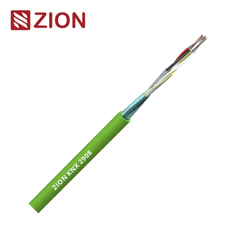 KNX Cable, 2PR 0.8mm Sol BC, PE ins, Foil, LSZH Eca