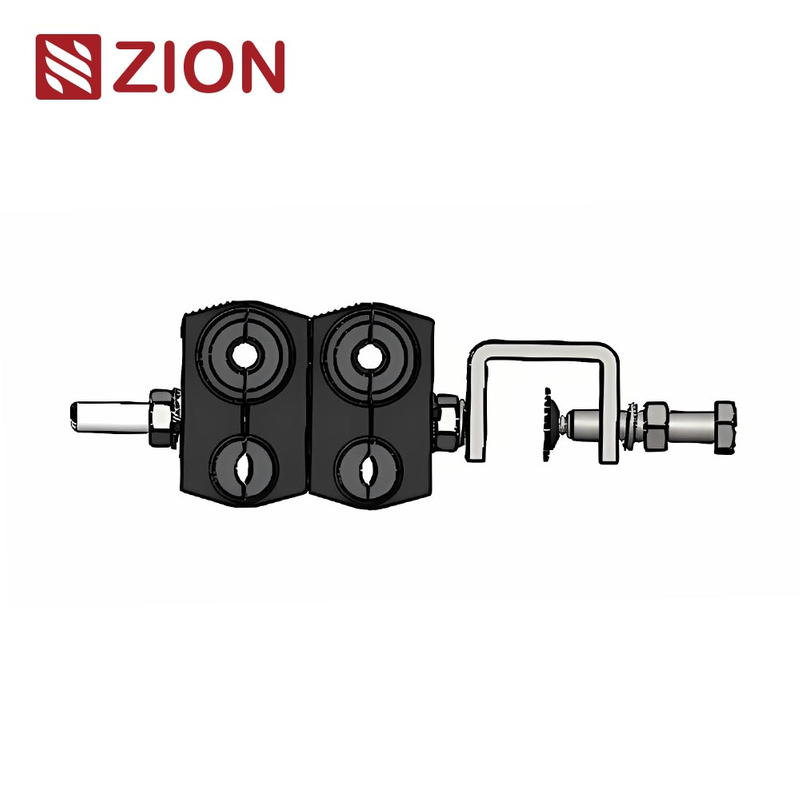 Feeder Cable Clamp, for 2x(4.8-7)+2x(10-15)mm Cable, 4Way