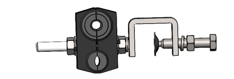 Feeder Cable Clamp, for 1x(4.8-7)+1x(10-15)mm Cable, 2Way