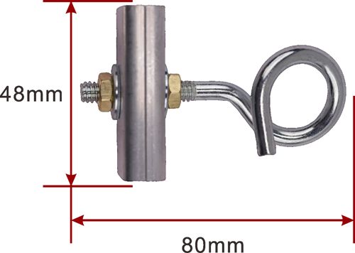 Aluminum hoop&Pole Bracket ZCALC-04