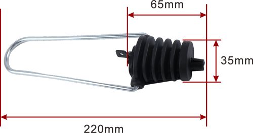 FTTX ADSS Tension Anchor Clamp ZCPGC-02