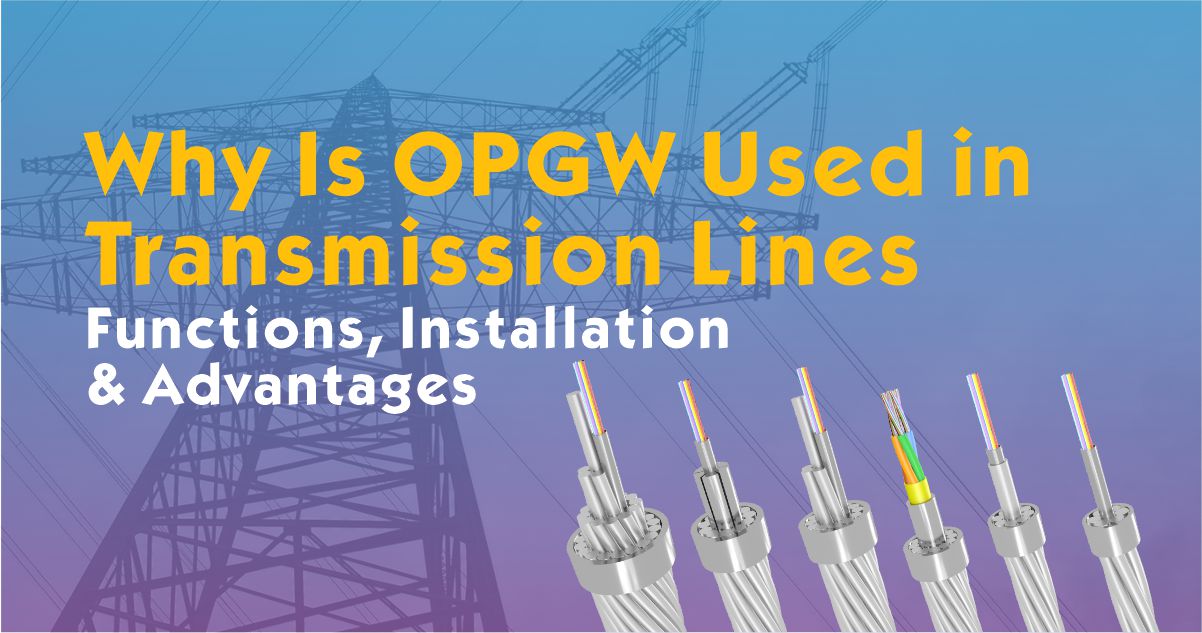 Why Is OPGW Used in Transmission Lines? Functions, Installation & Advantages