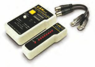 RJ11,RJ45, BNC Cable tester.