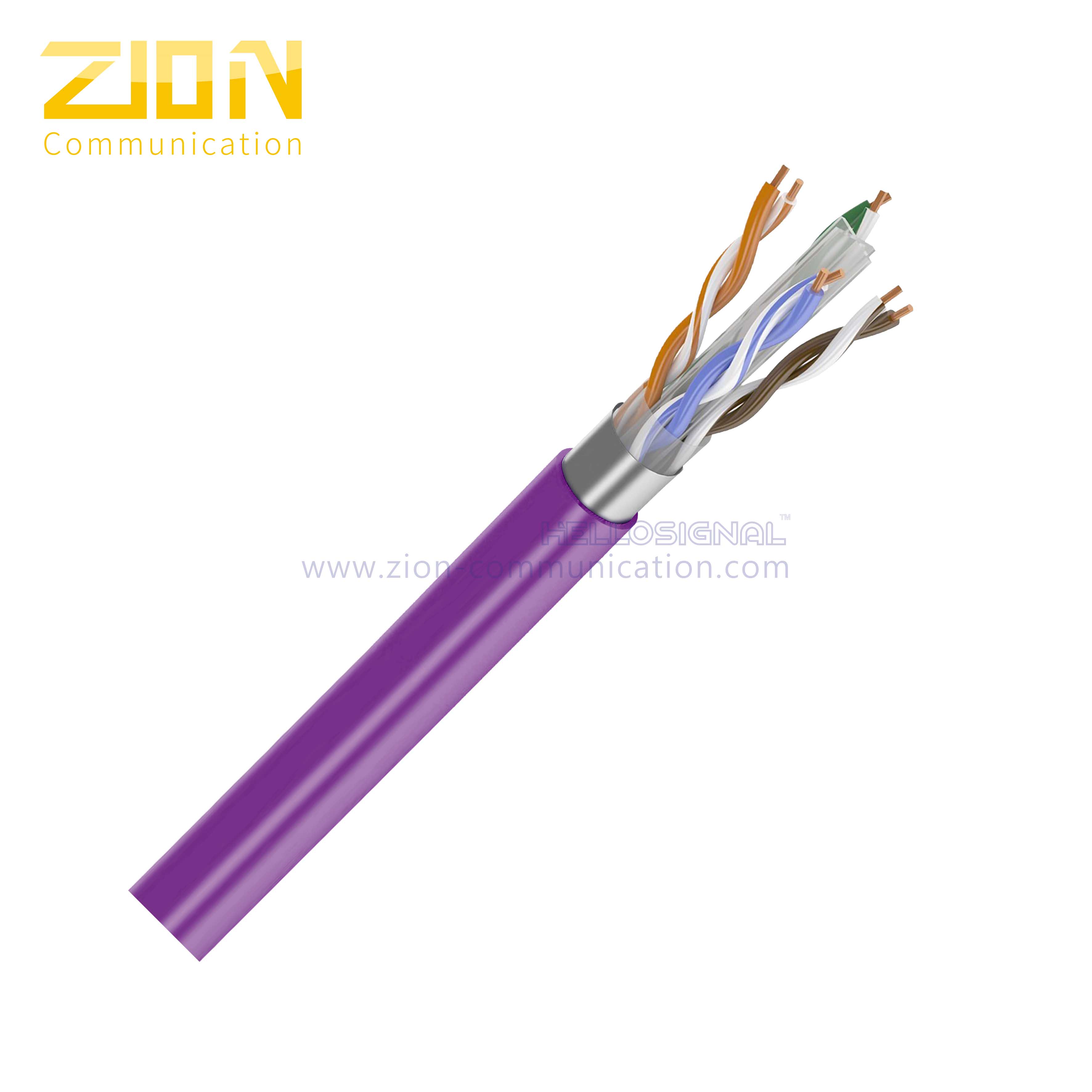 F Utp Cat6 4pr 23awg Pvc Cmr Ethernet Network Cable From China Manufacturer Zion Communication