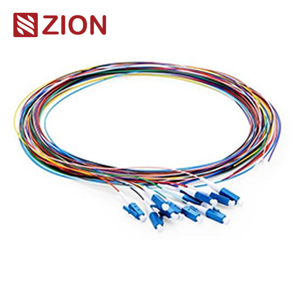 LC-UPC-12-Fibers-G.652.D-Single-Mode-Unjacketed-Color-Coded-FOPT-11F12111U-2（7242202）SMOS2G.652.D-G.657.A1-G.657.A2