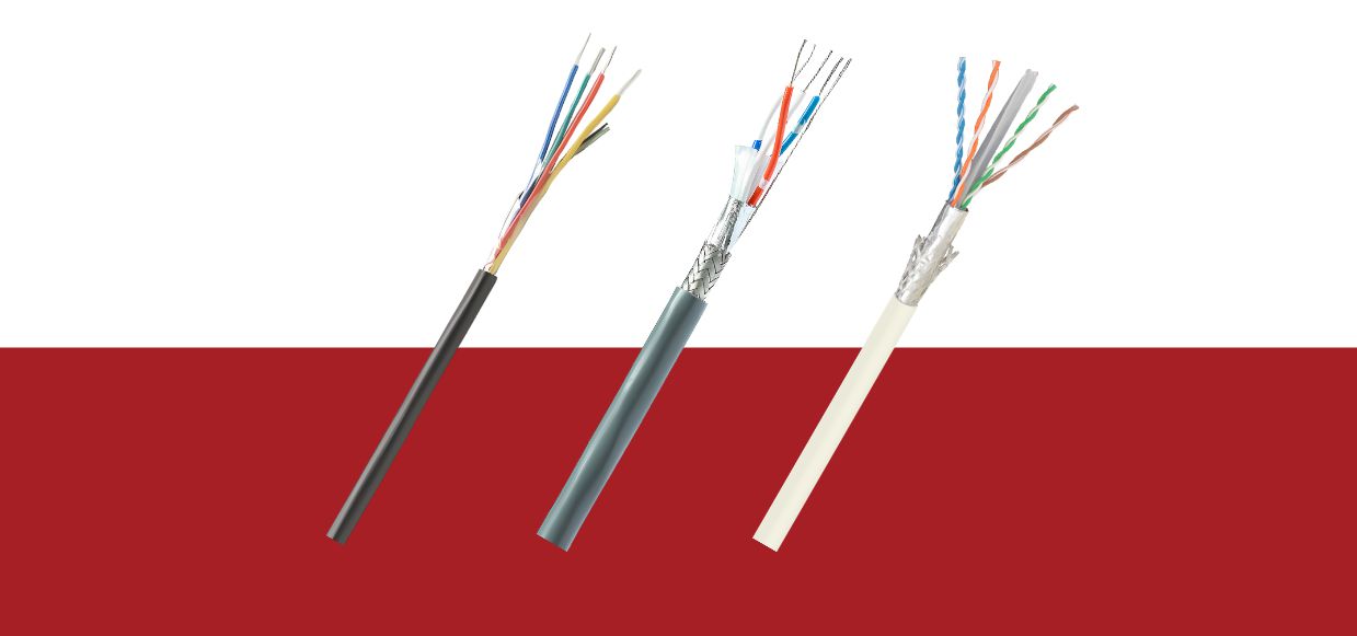 RS232, RS485, and Ethernet cables