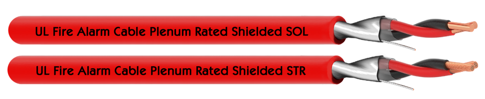 12 UL Fire Alarm Cable Plenum Rated Shielded