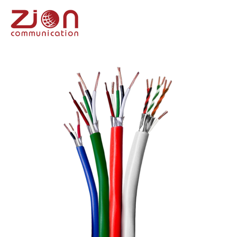 NO.7111556 4C×18AWG+6C×22AWG+2C×22AWG+4C×22AWG Access Control shielded all in one unjacket Plenum