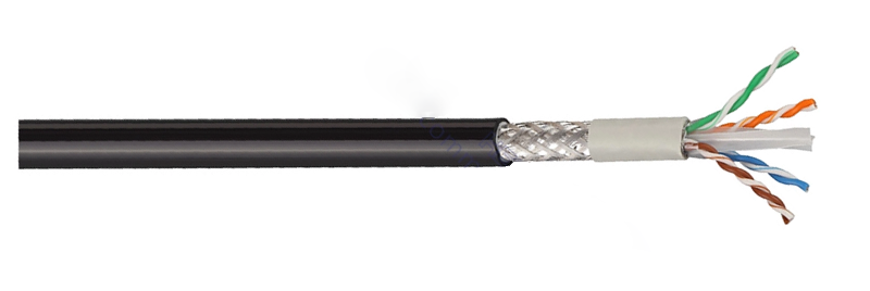 NO.7112229 SF UTP CAT 6 BC PVC+PE Double Jacket