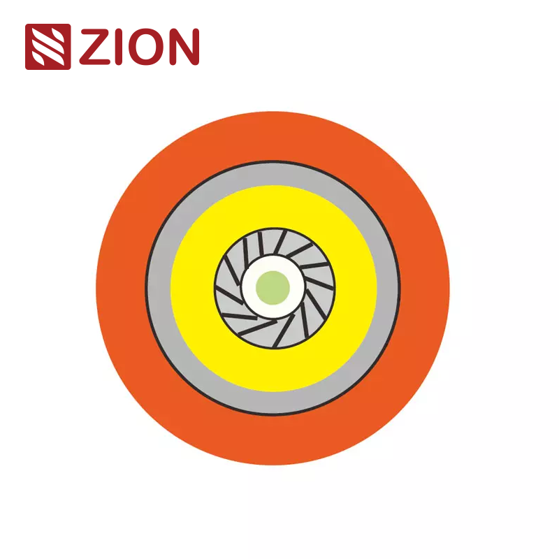 Indoor Fiber cables 3.5mm spiral steel pipe armouring Low Smoke Zero Halogen Aramid Yarn cable fibra óptica