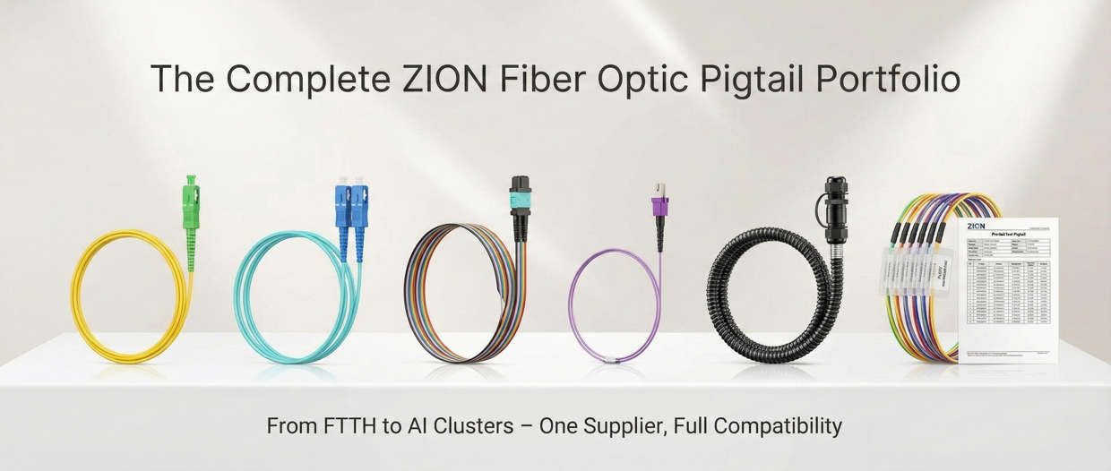The Complete ZlON Fiber Optic Pigtail Portfolio 