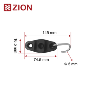 FTTH combination flat cable drop clamp FTTH combination clamp ZCSPC-10