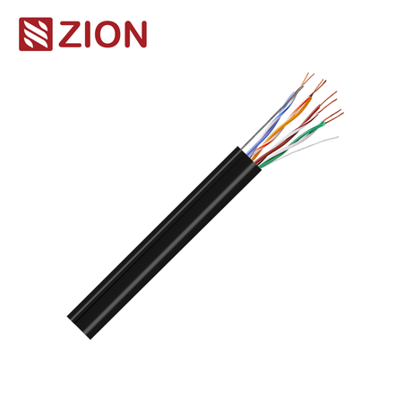NO.7112132 U/UTP CAT 5E 4PR 24AWG PVC with Messenger Lan cable from ...