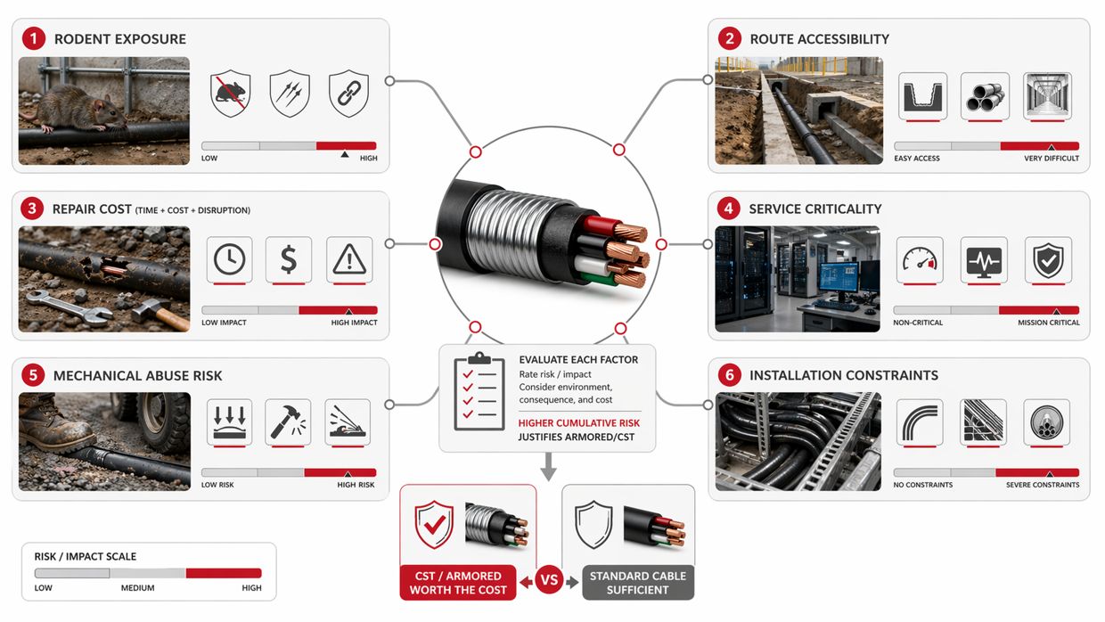 When Armored Cable Is Worth It Decision Framework