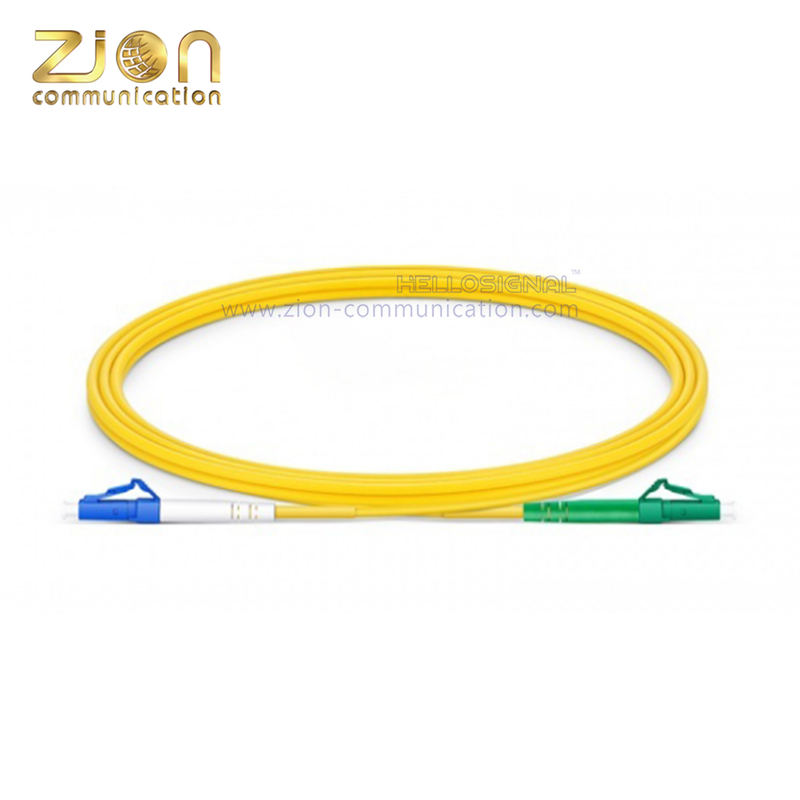 LC UPC to LC APC Simplex OS2 Fiber Patch Cord 