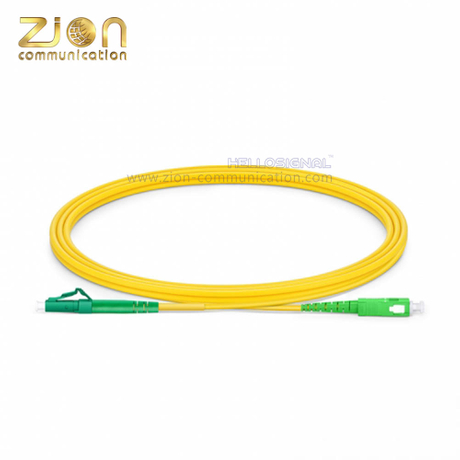 LC APC to SC APC Simplex G.652.D Single Mode PVC 2.0mm -1m(6ft) FOPC ...