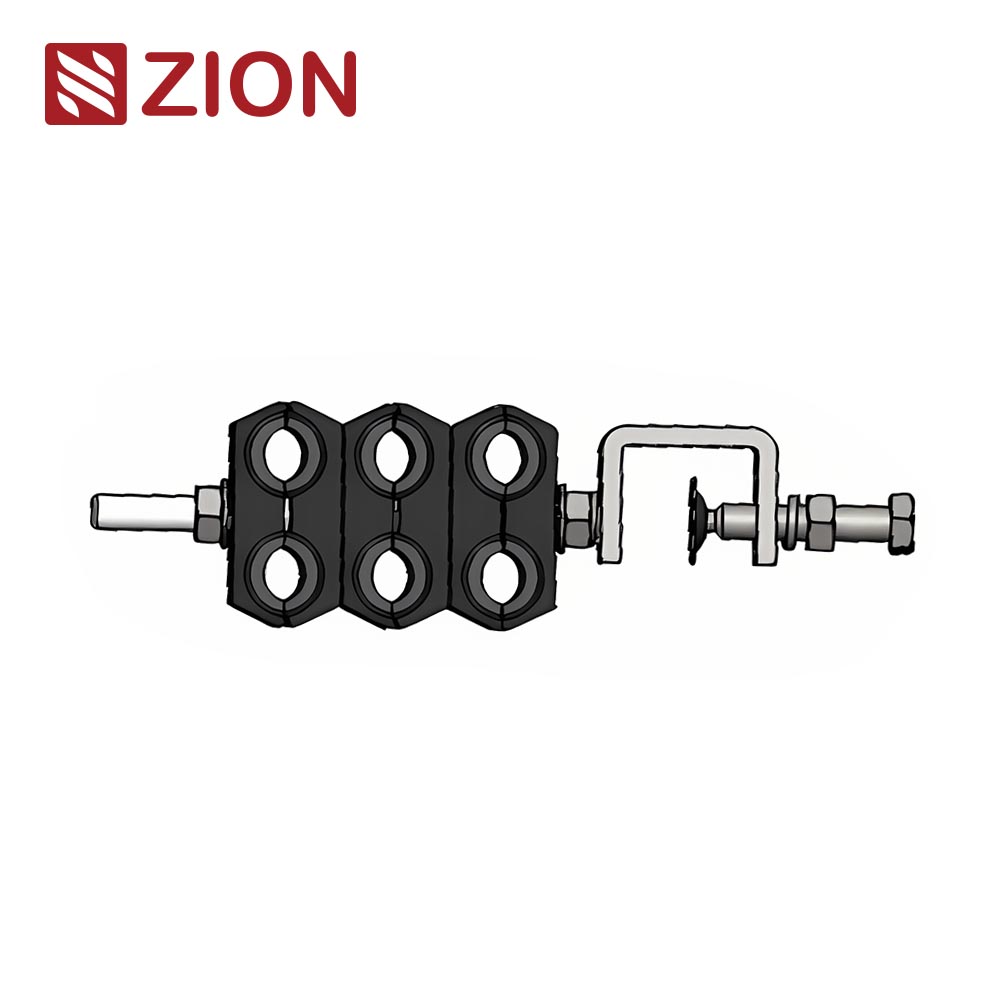 Feeder Cable Clamp, for 6x(10-16.5)mm Cable